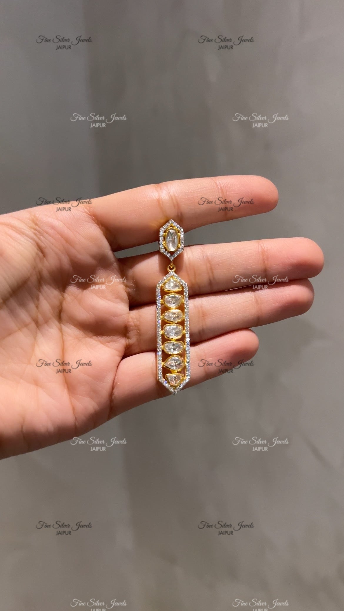 925 Silver Radiant Rain Earring