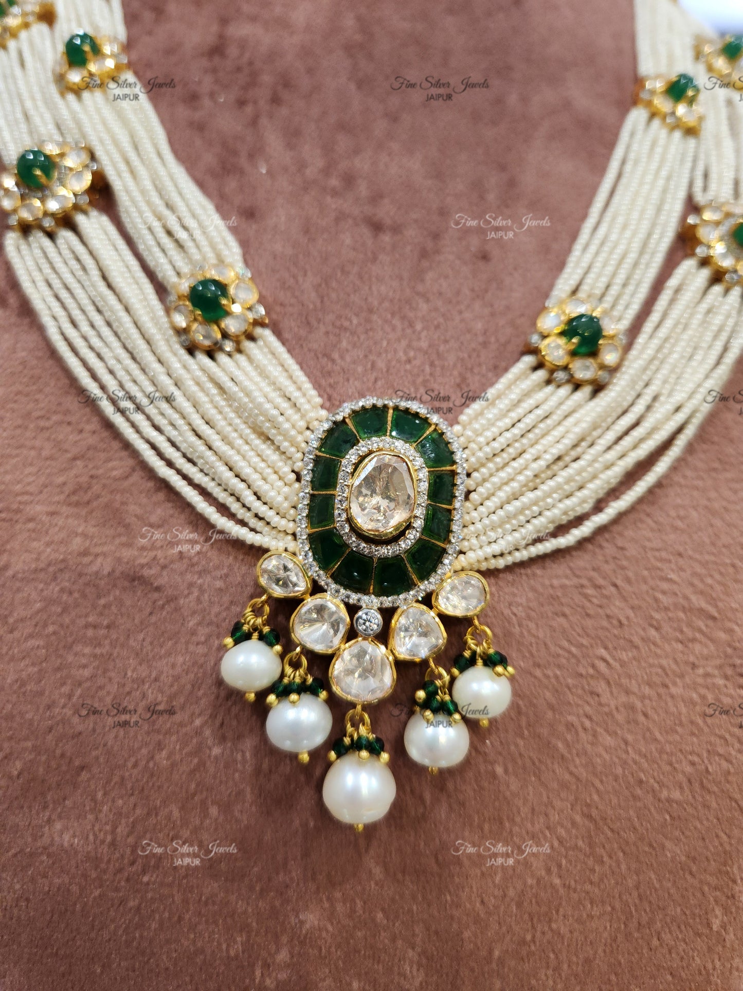 925 Silver Riwaaj pearl necklace finesilverjewels