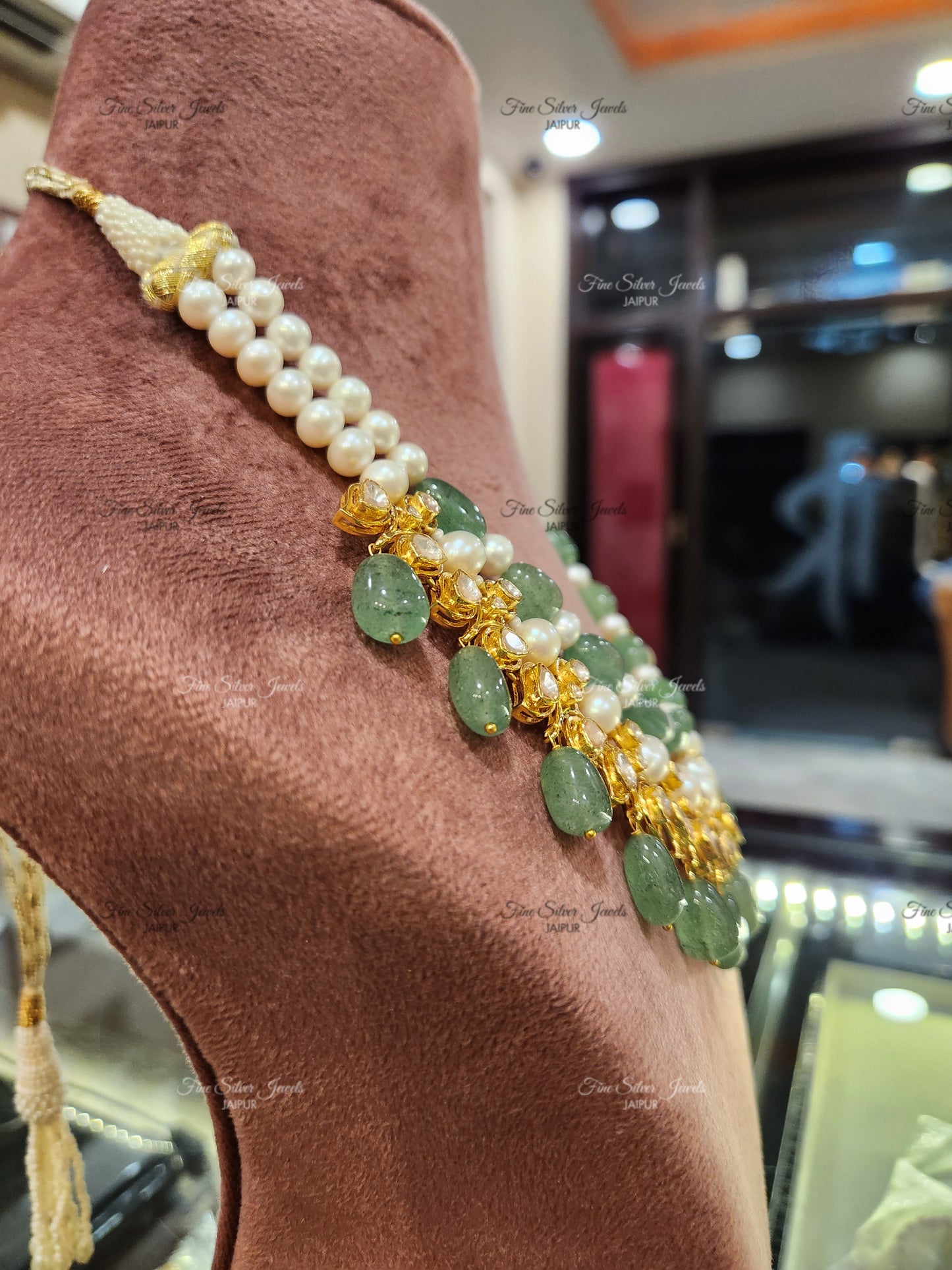 925 Silver Aashna necklace finesilverjewels