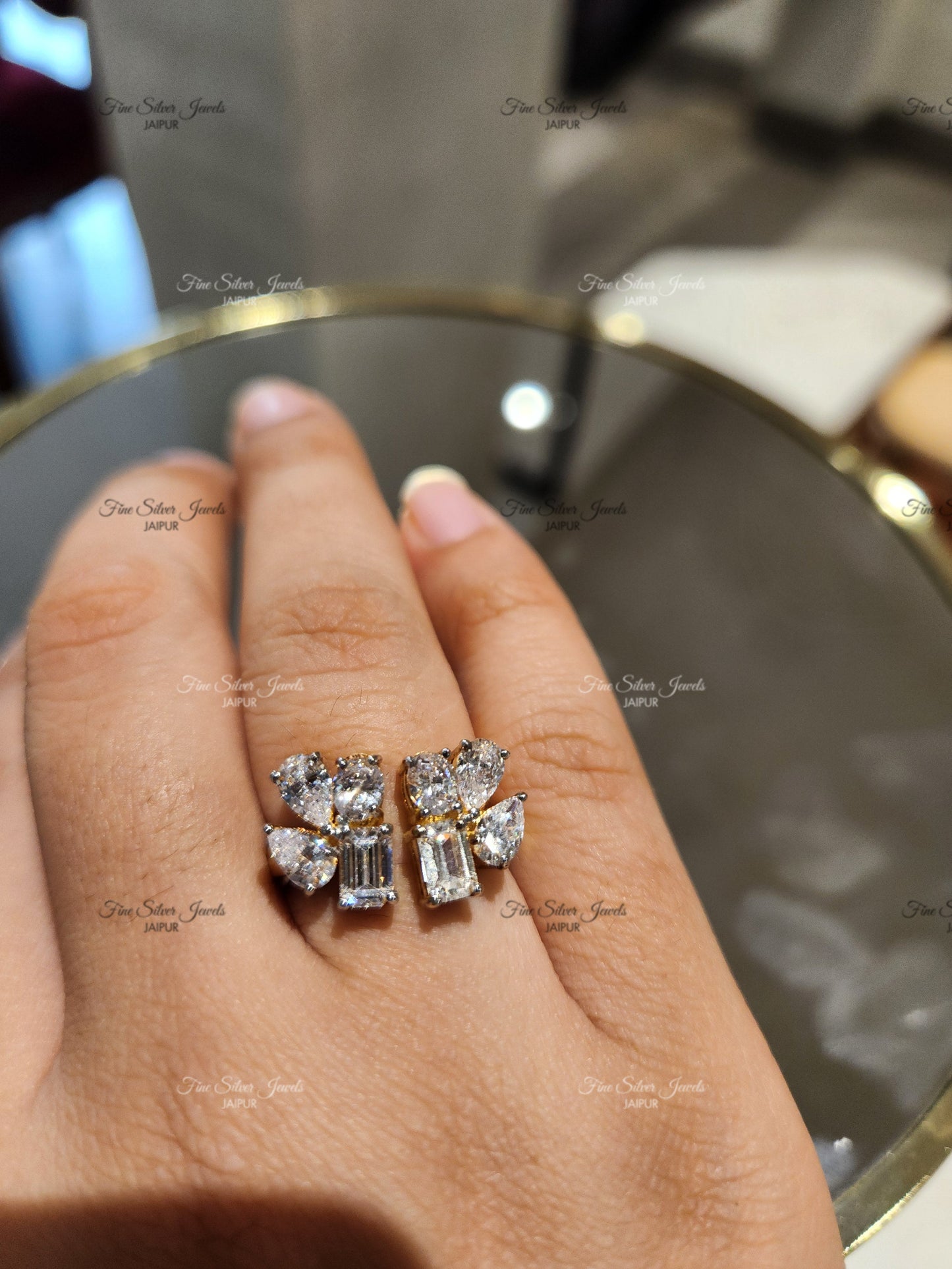 92.5 Silver Solitaire Ring