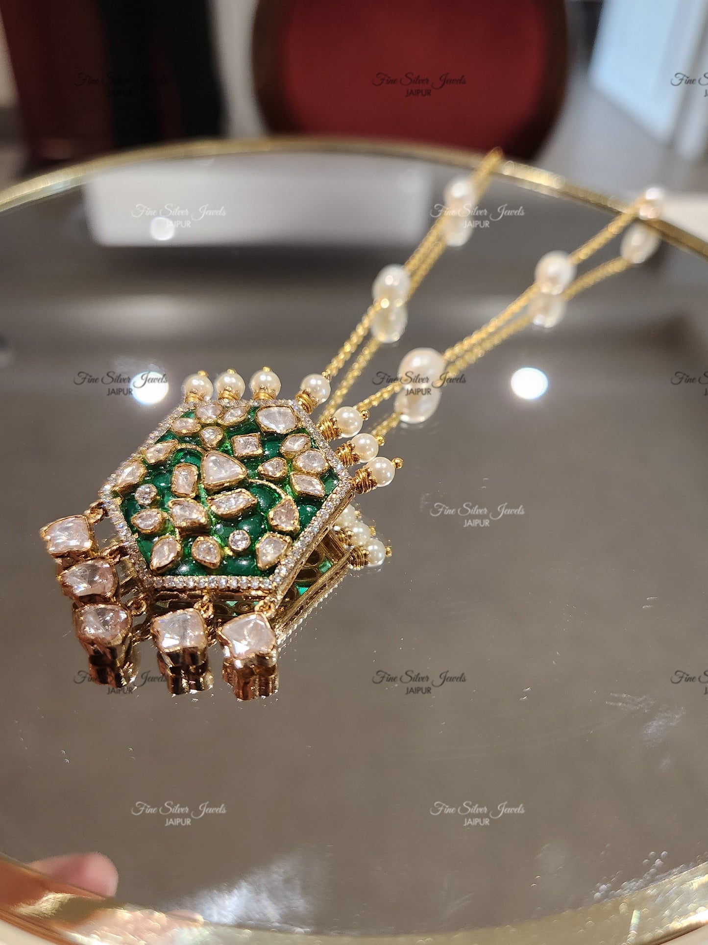 925 Silver Surya Pendant Necklace