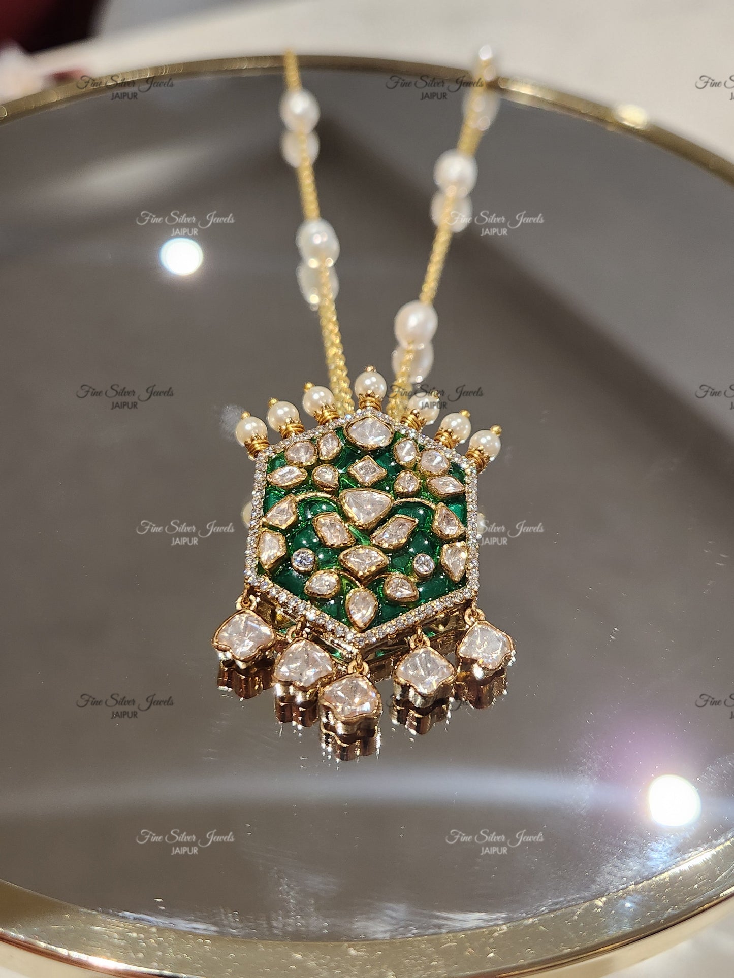 925 Silver Surya Pendant Necklace