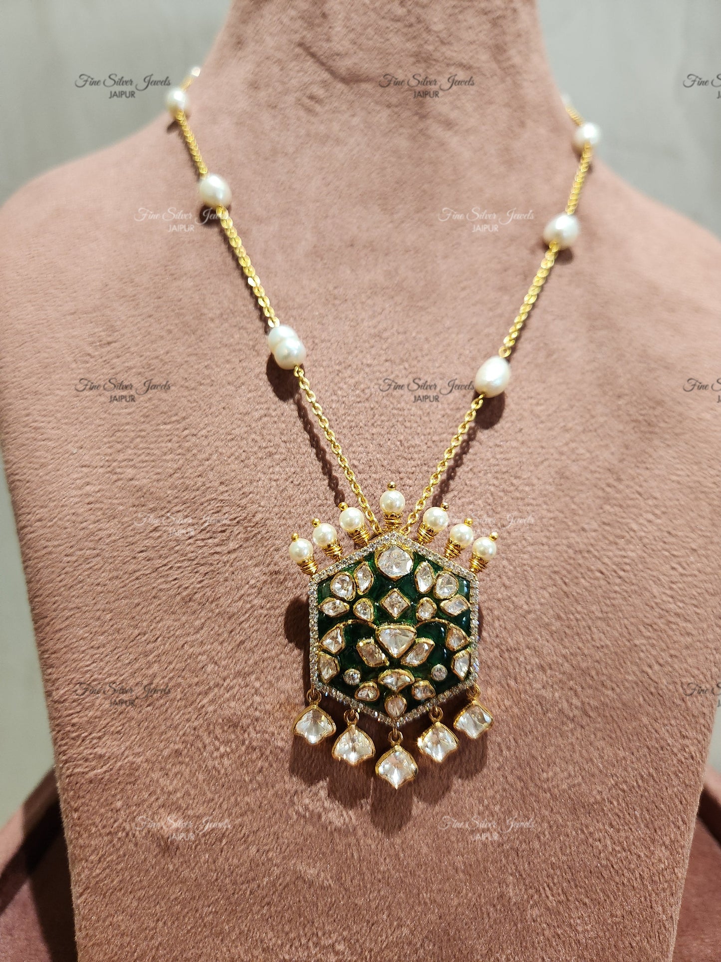 925 Silver Surya Pendant Necklace