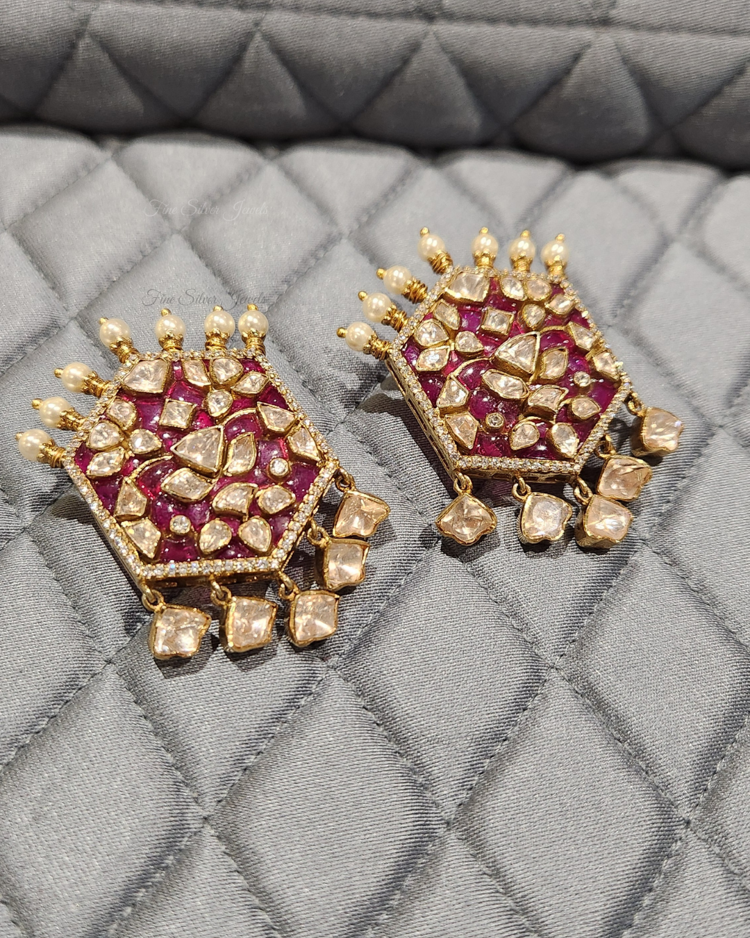 925 Silver Surya Earrings