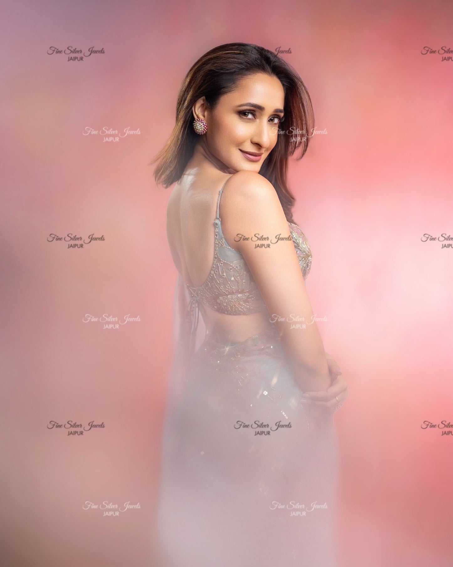 925 silver jodha polki earrings