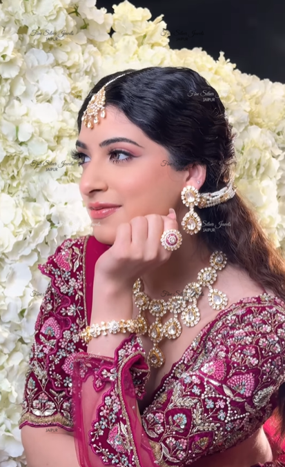 925 Silver Amara Polki Bangle