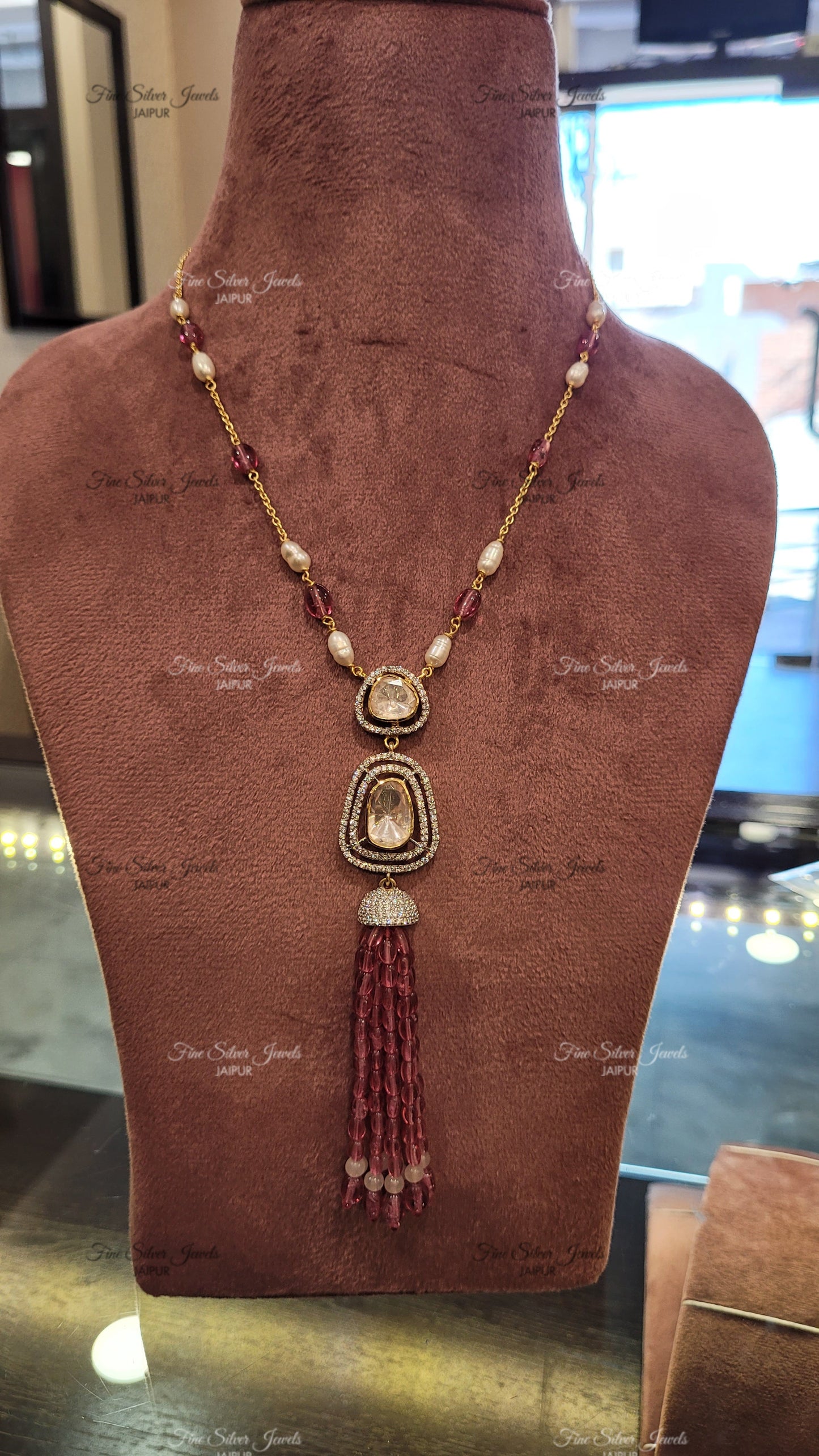 RUBY LOVE NECKCHAIN finesilverjewels