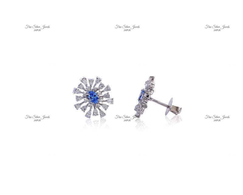 VISION IN BLUE EARRINGS finesilverjewels