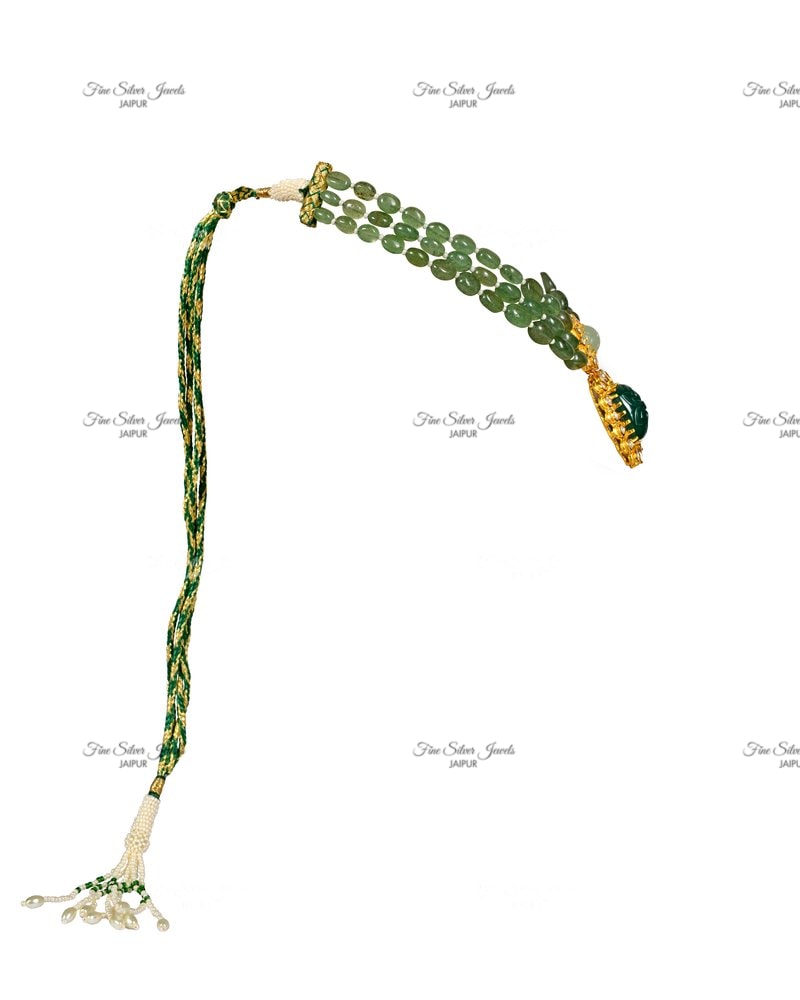 LUSH GREEN NECKLACE finesilverjewels