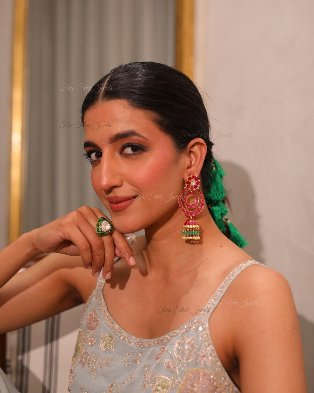 925 Silver Kishori Earring