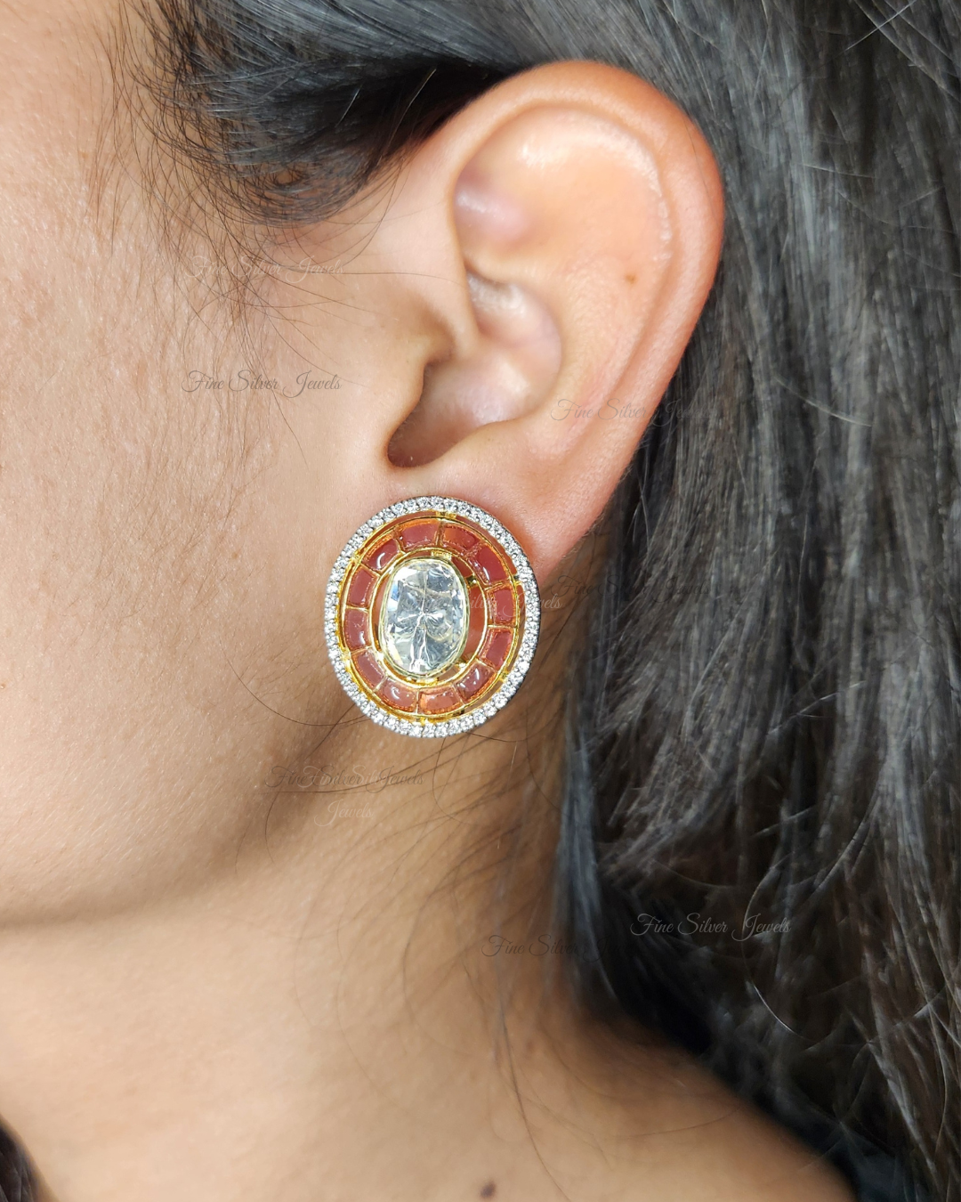 925 Silver Dipti Lab Grown Earring