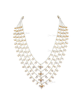 925 Silver Asha Polki Necklace