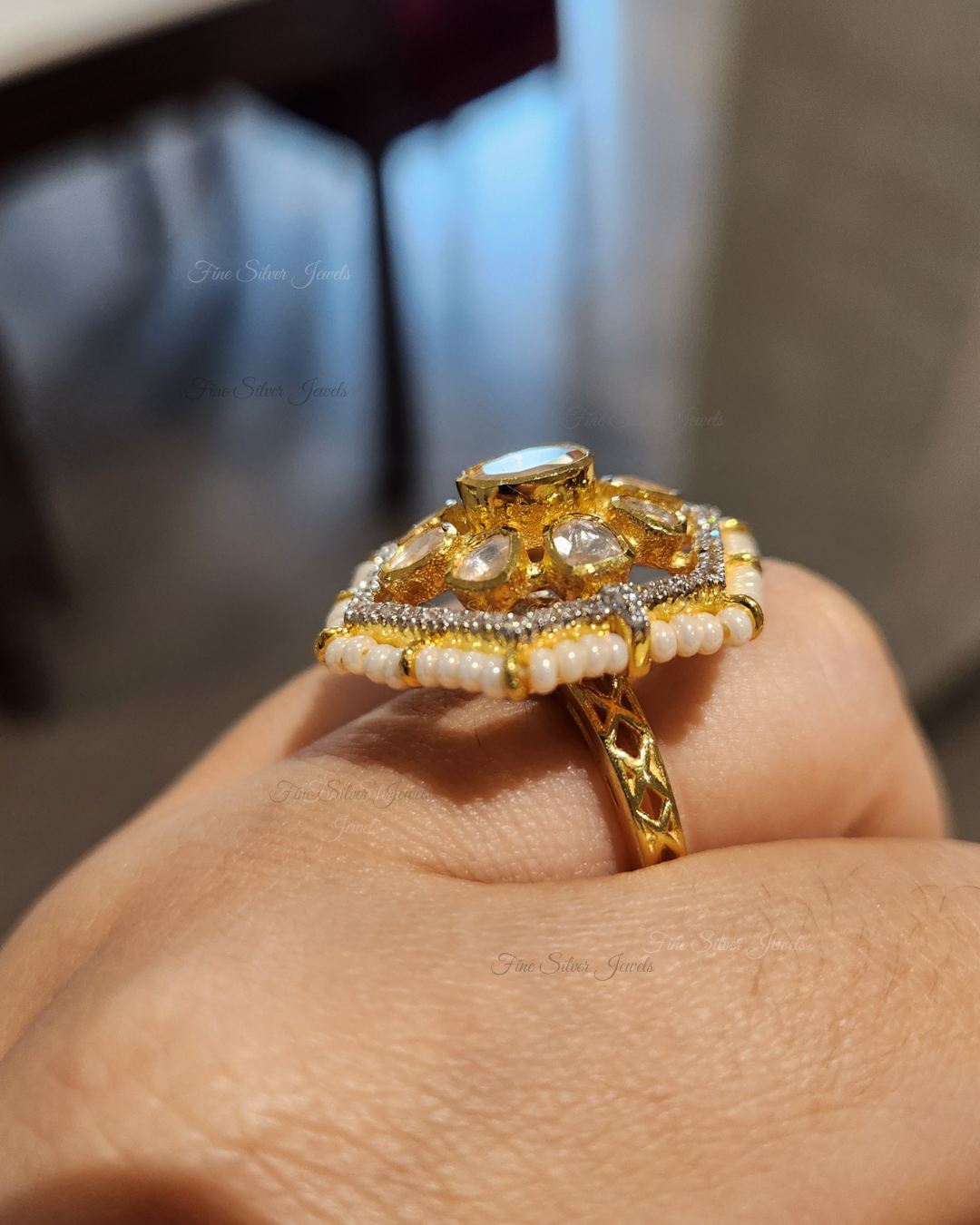 925 Silver Darsha Ring