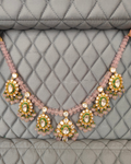 925 Silver Drishti Morganite Necklace