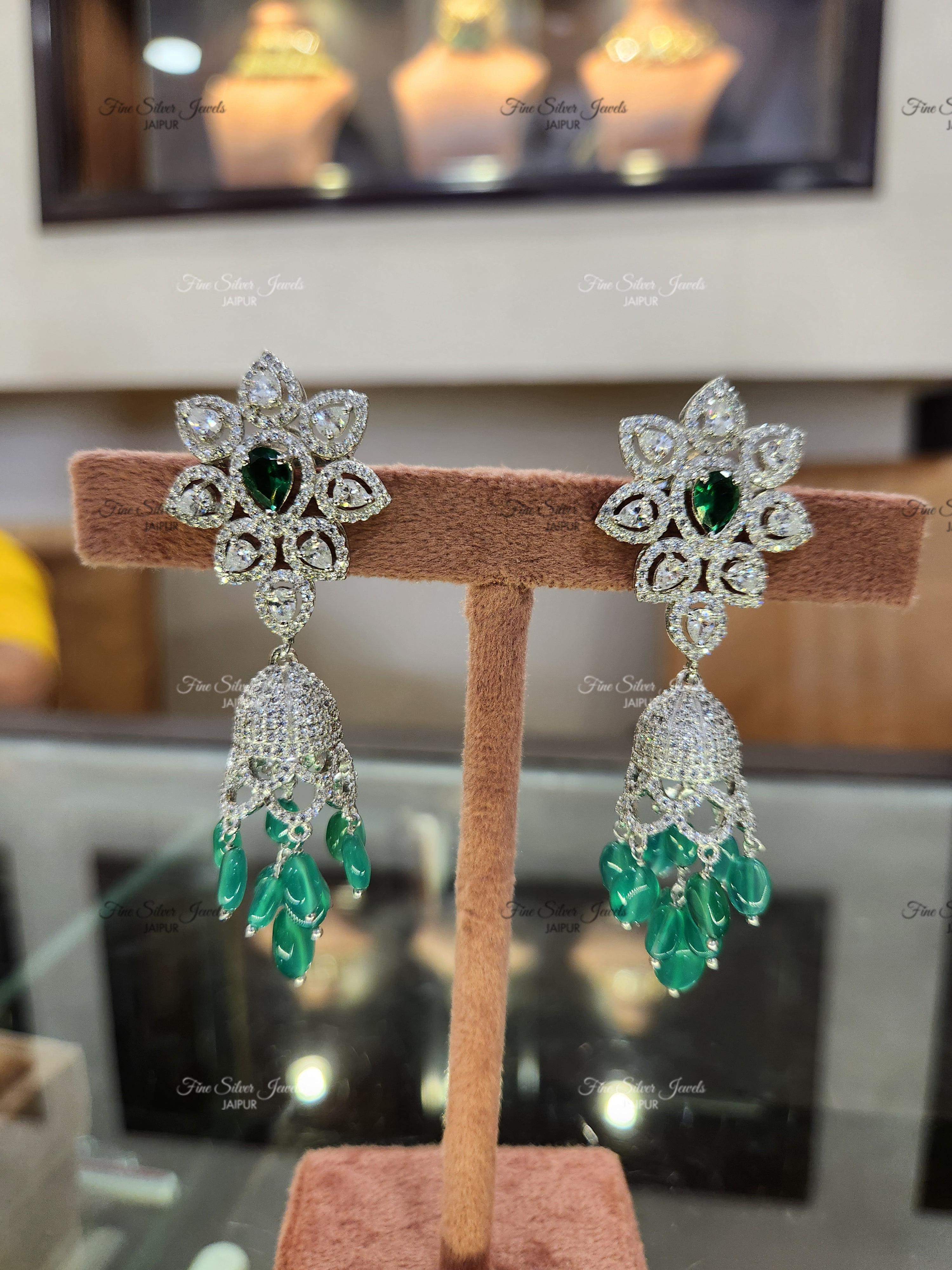 GREEN PARADISE NECKLACE finesilverjewels