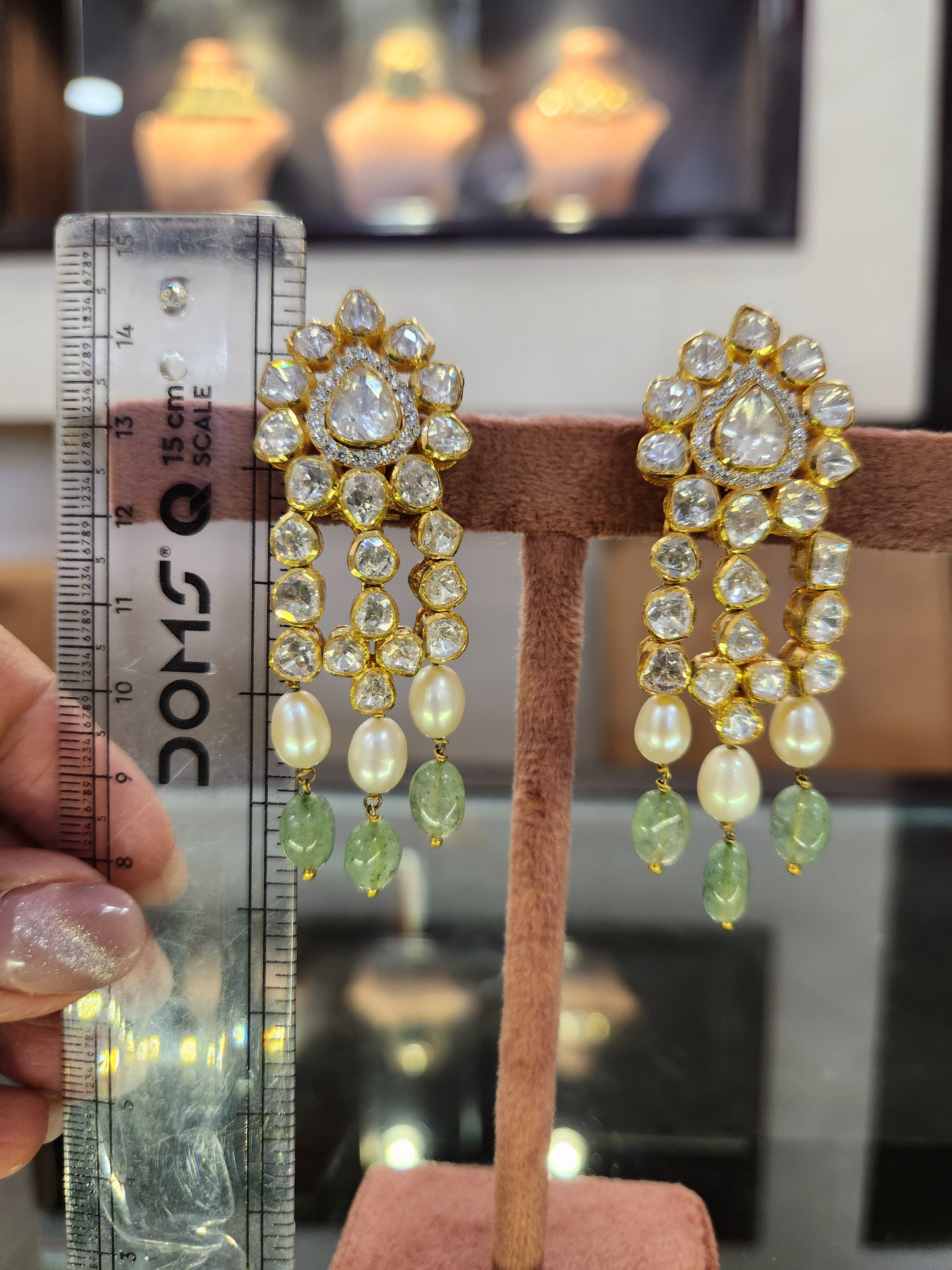 Buy Kundan Jhumki Pearl Dangler Earrings for Women Online at Ajnaa Jewels |  450249