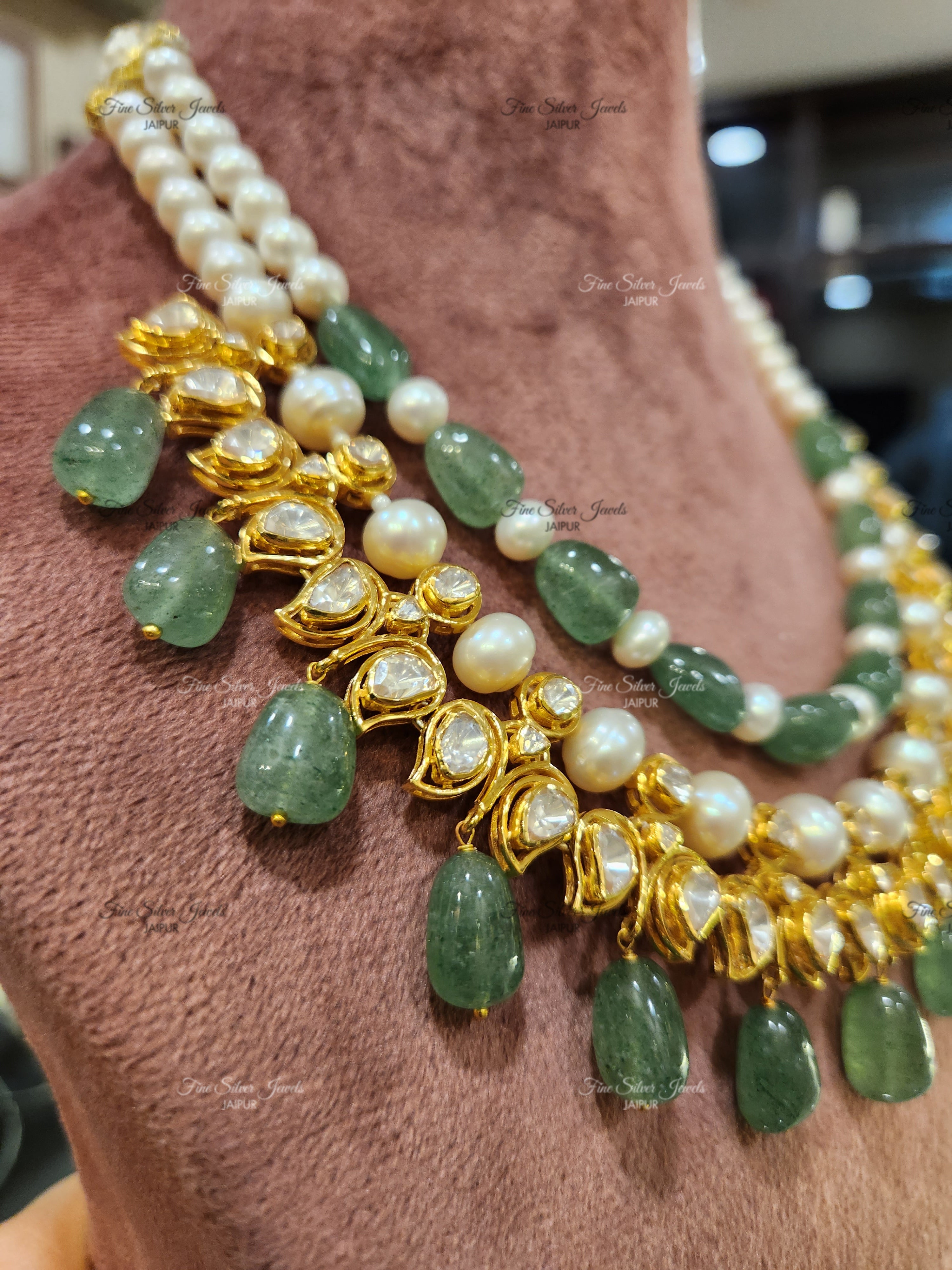 925 Silver Aashna necklace finesilverjewels