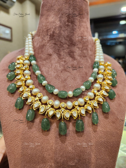 925 Silver Aashna necklace finesilverjewels