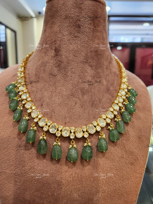 92.5 silver ANTARA POLKI NECKLACE finesilverjewels