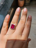 92.5 Silver Ruby Ring finesilverjewels