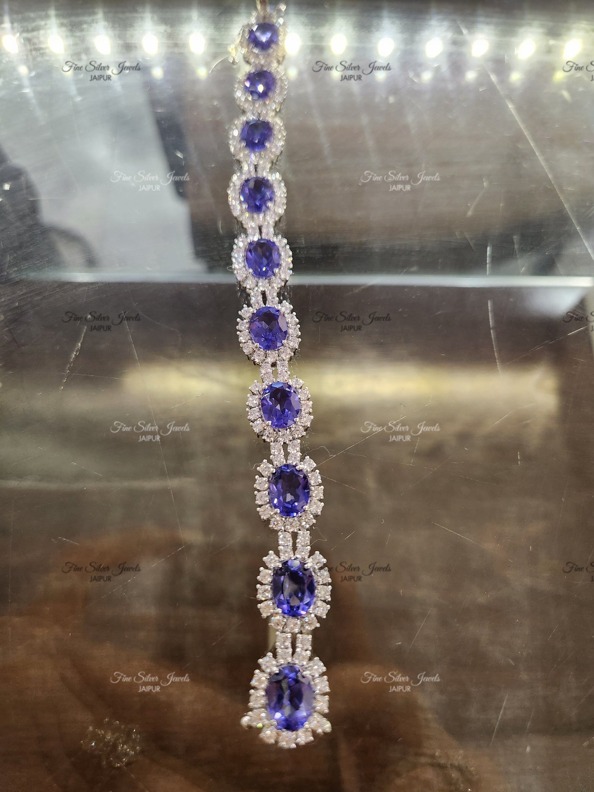925 Silver Diana Tanzanite Bracelet