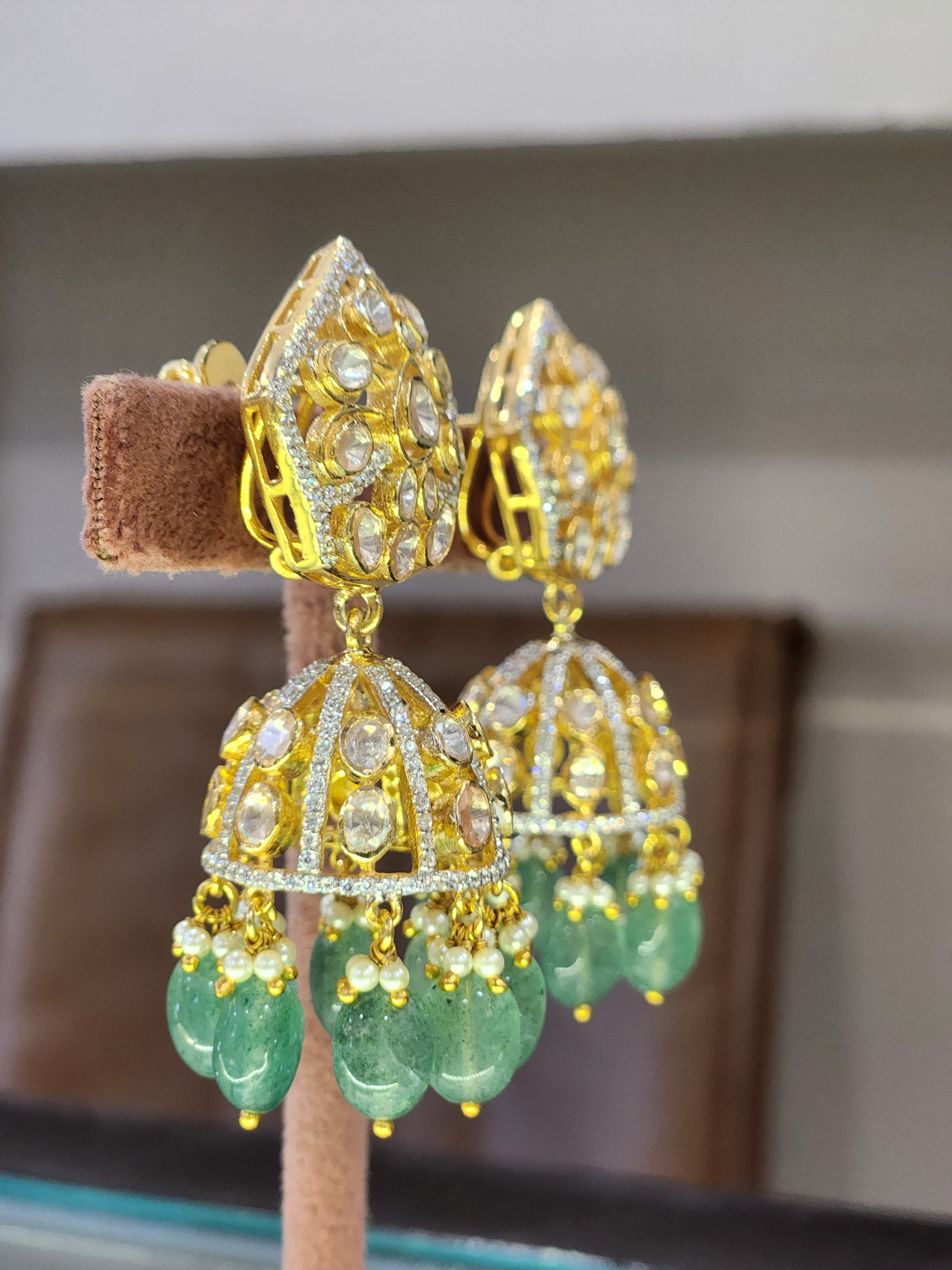 Buy Heavy Jhumka Earrings Online | Riansh Store – RIANSH STORE