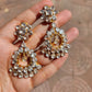 925 Silver Pari Polki Earrings