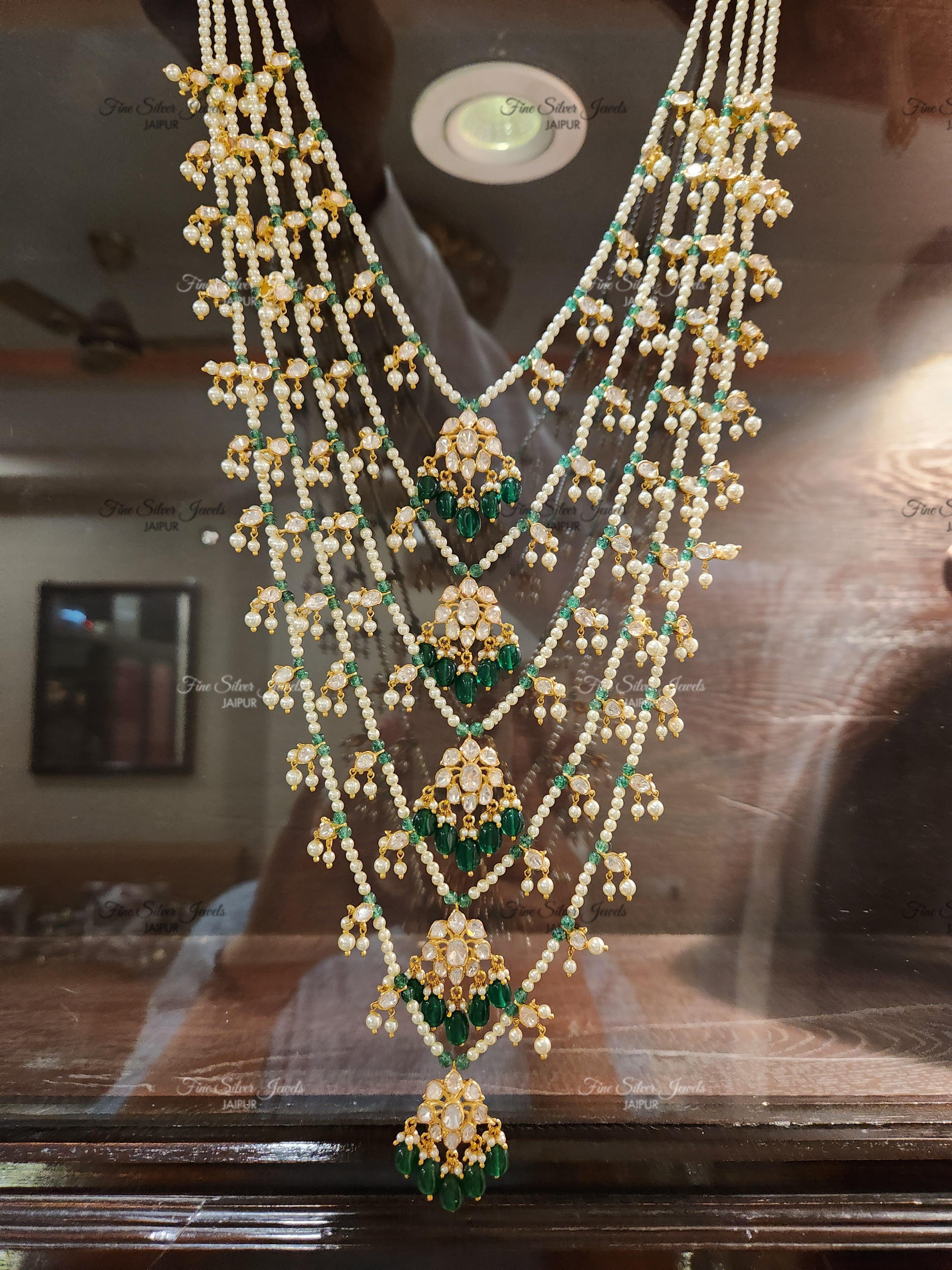 925 Silver Jodha Layer Necklace Set