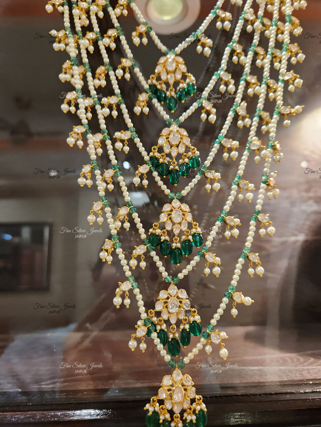 925 Silver Jodha Layer Necklace Set