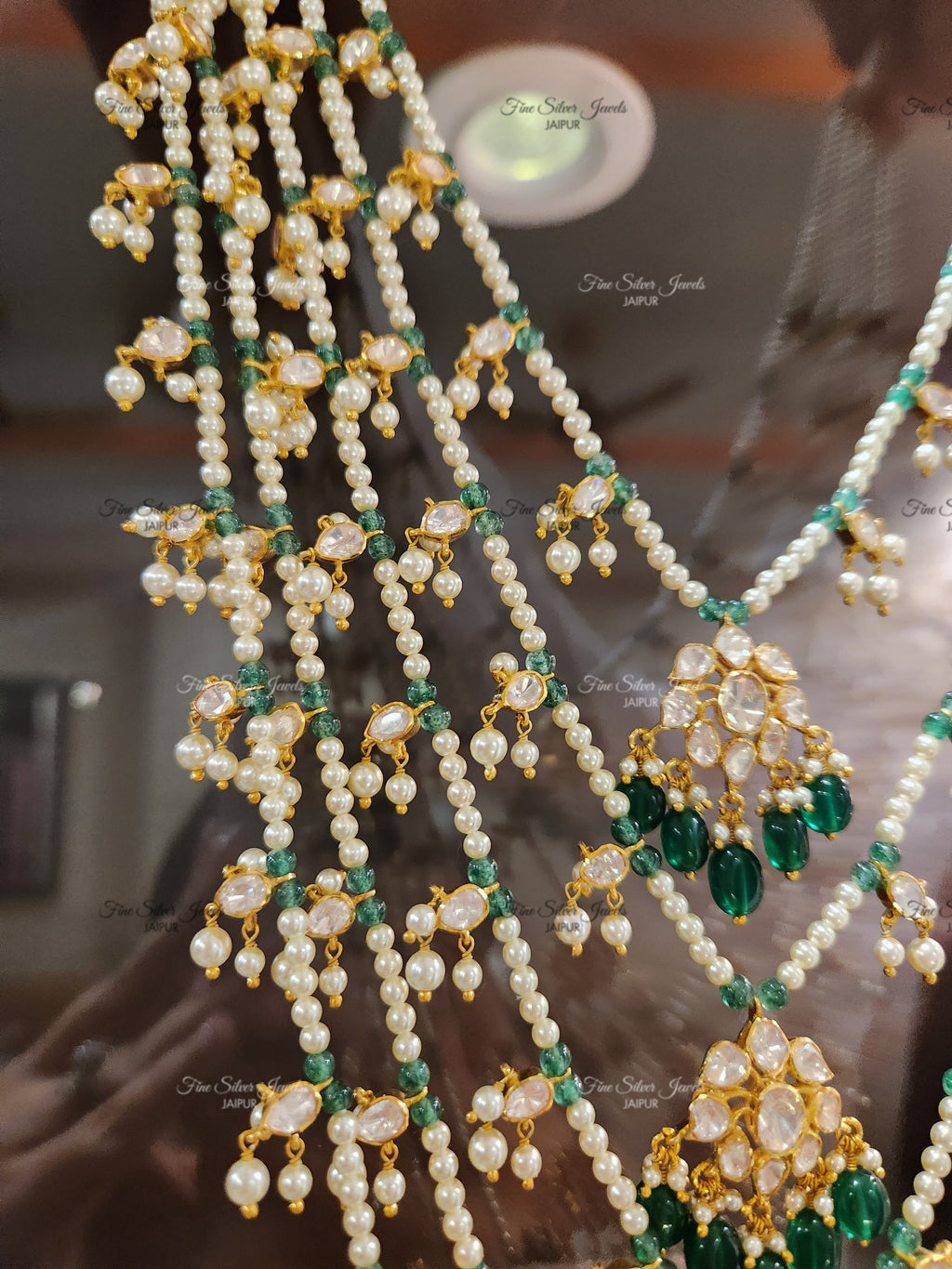 925 Silver Jodha Layer Necklace Set