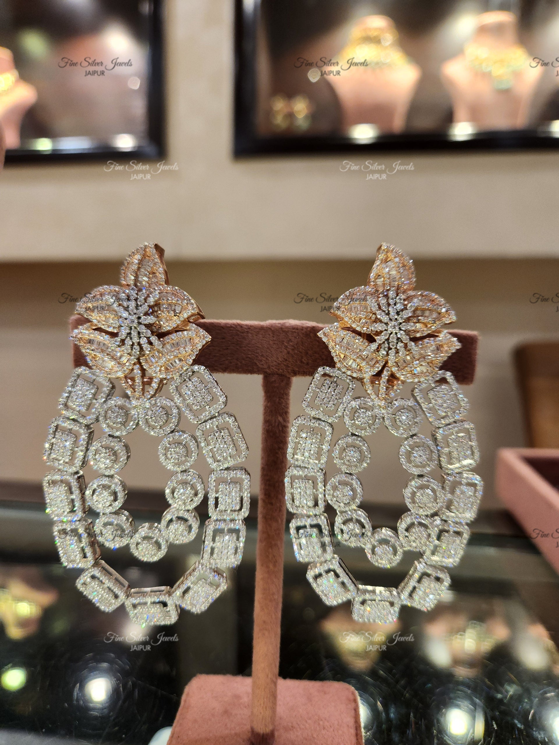 925 Silver Eva Bridal Cocktail Necklace Set