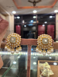 925 silver Meera Polki Earrings