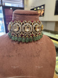 925 Silver Devnaagri Choker Set