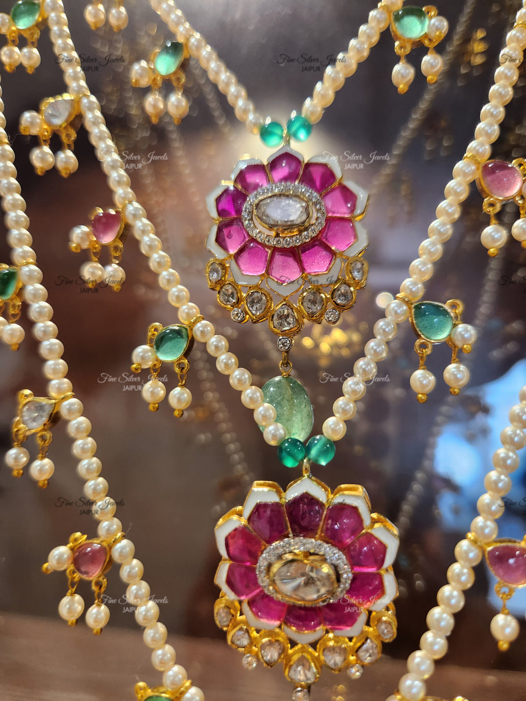 925 Silver Karuna Floral Necklace