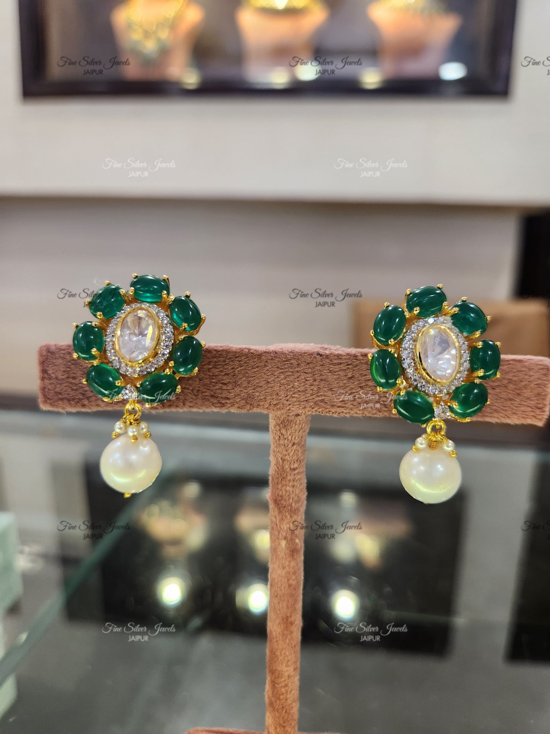 925 Silver Eco Pearl Earrings