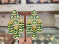925 Silver Alamzeb Polki Earrings
