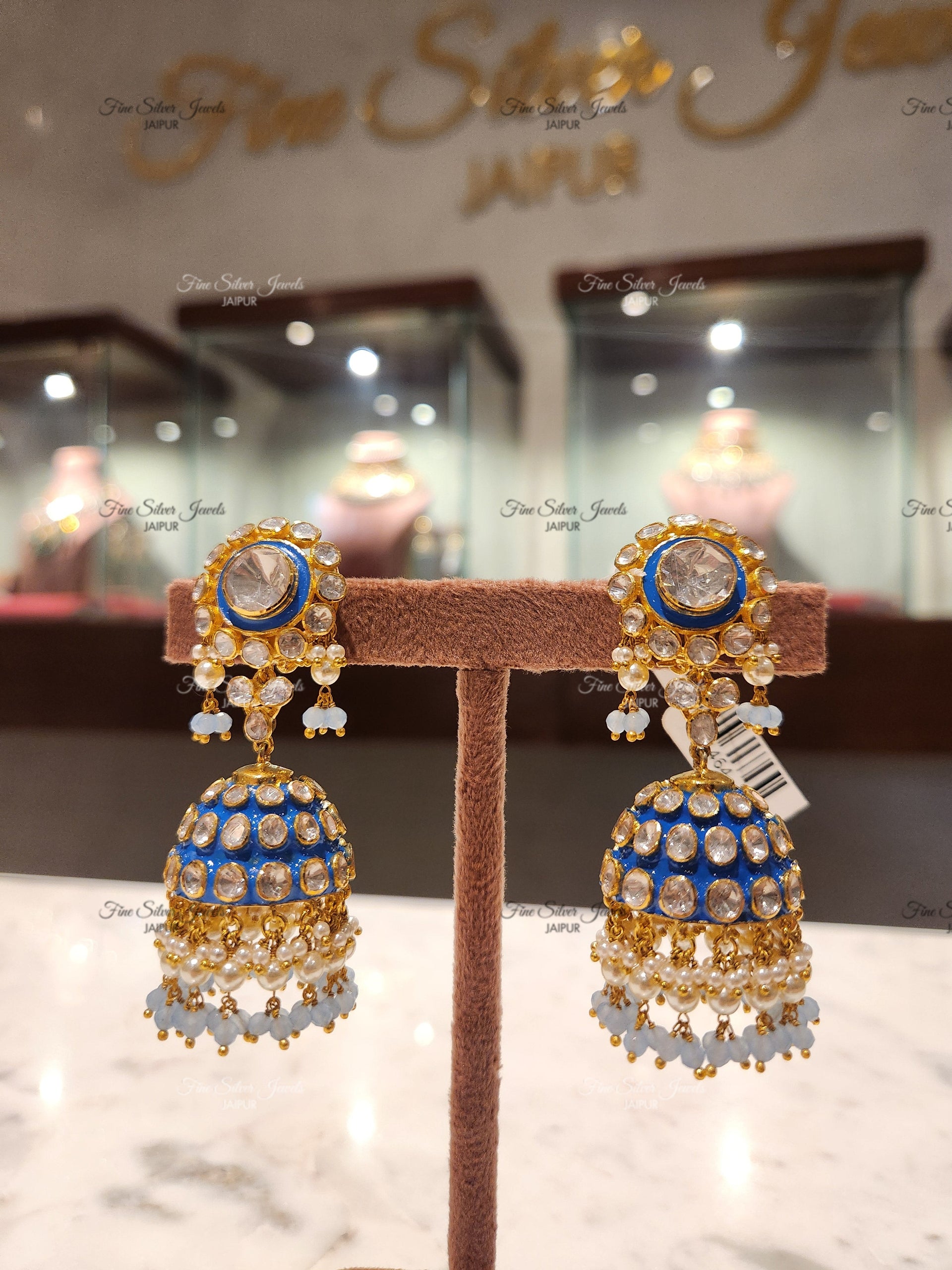 925 Silver Royal Regalia Jhumka