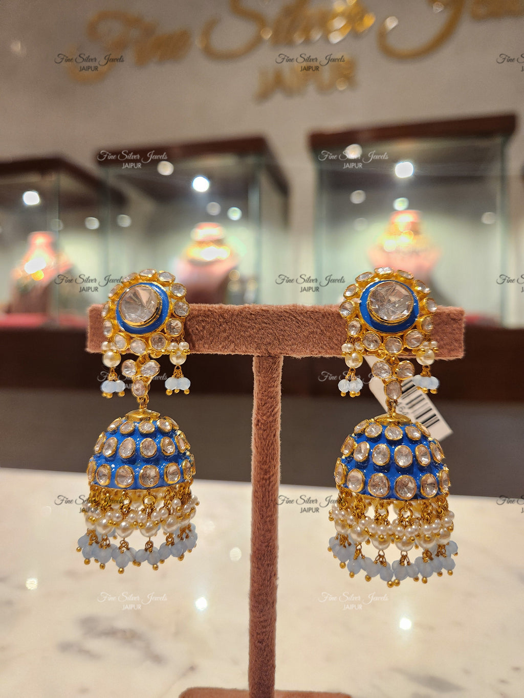 925 Silver Royal Regalia Jhumka