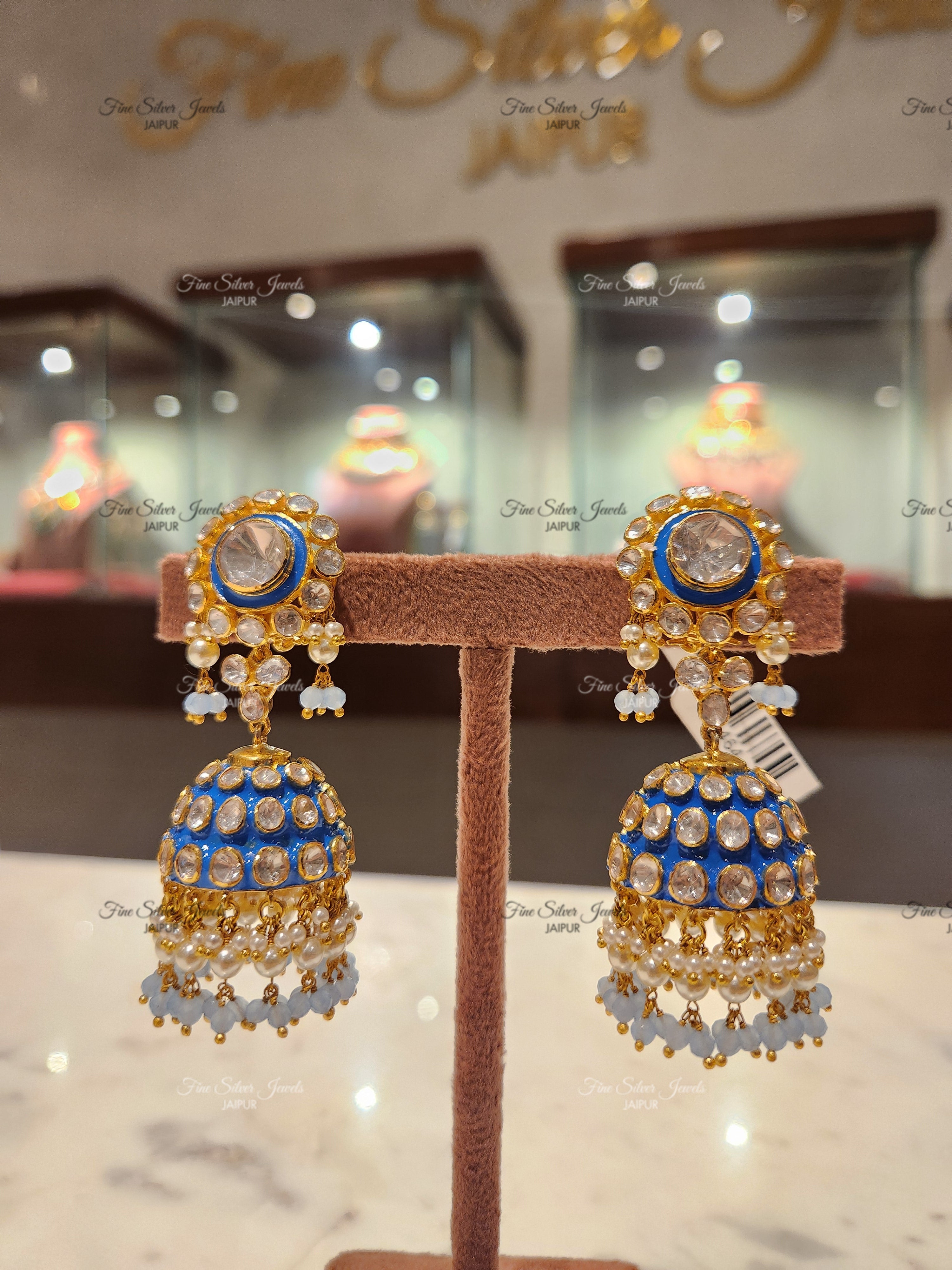 925 Silver Royal Regalia Jhumka