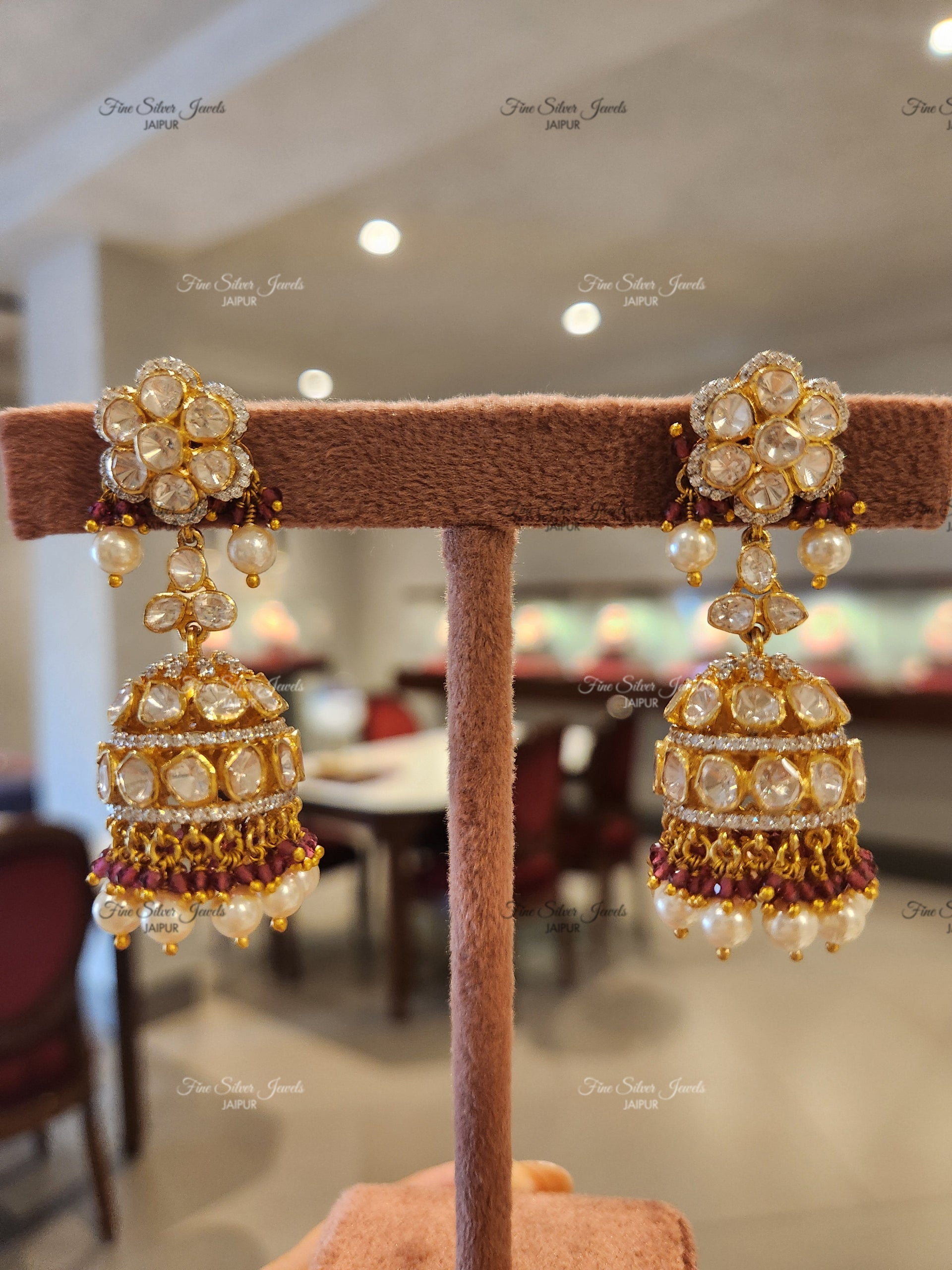 925 Silver Divine Essence Jhumka