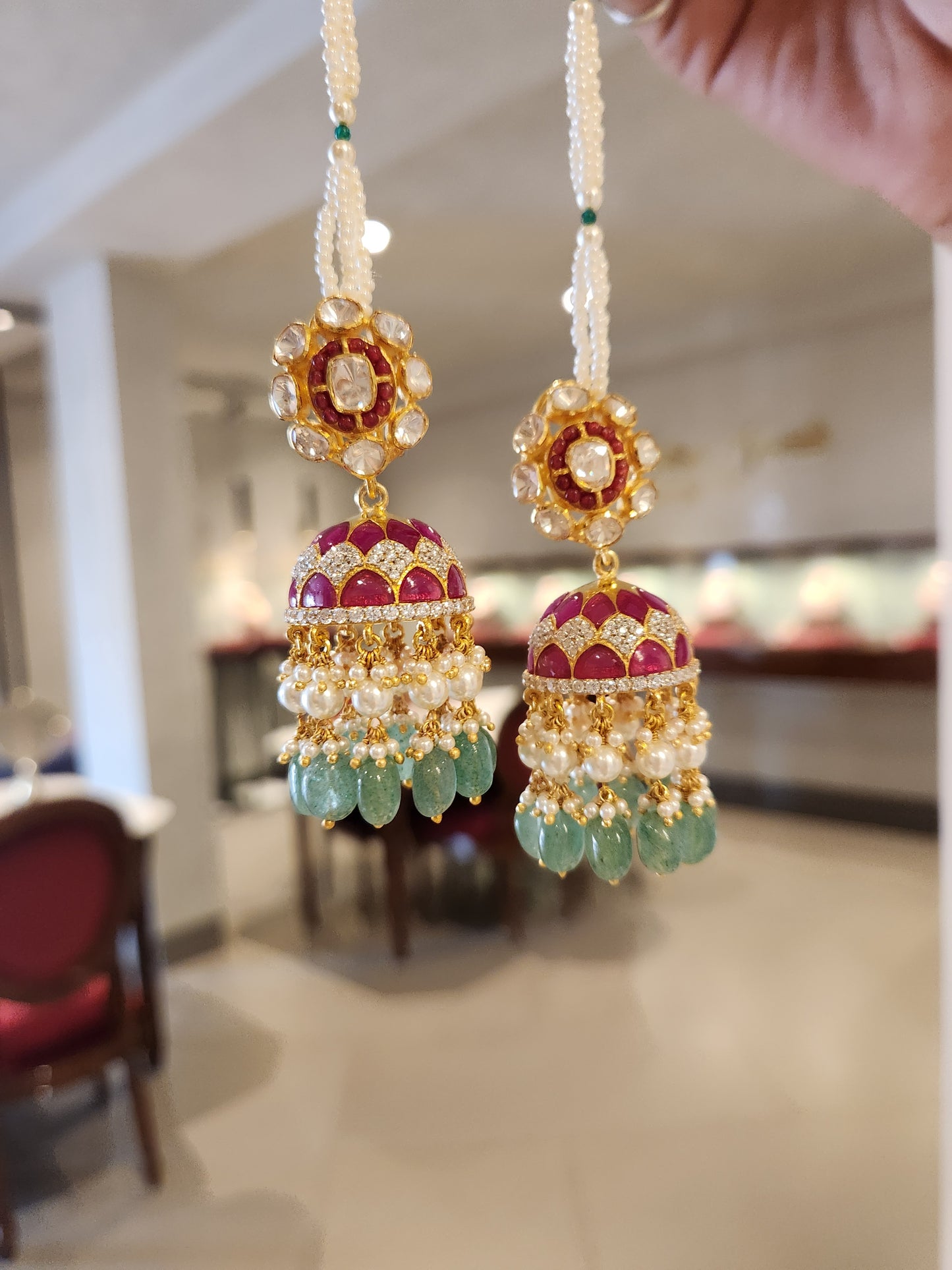 925 Silver Veda Jhumka Earring