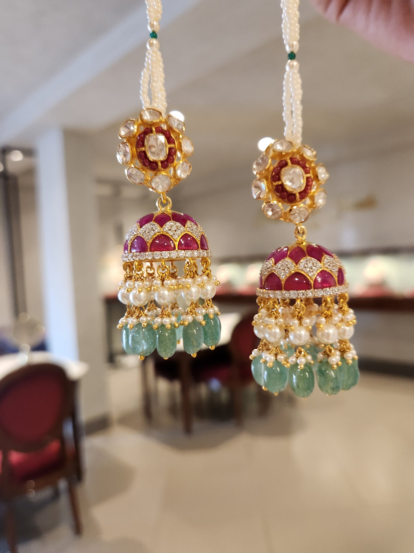 925 Silver Veda Jhumka Earring