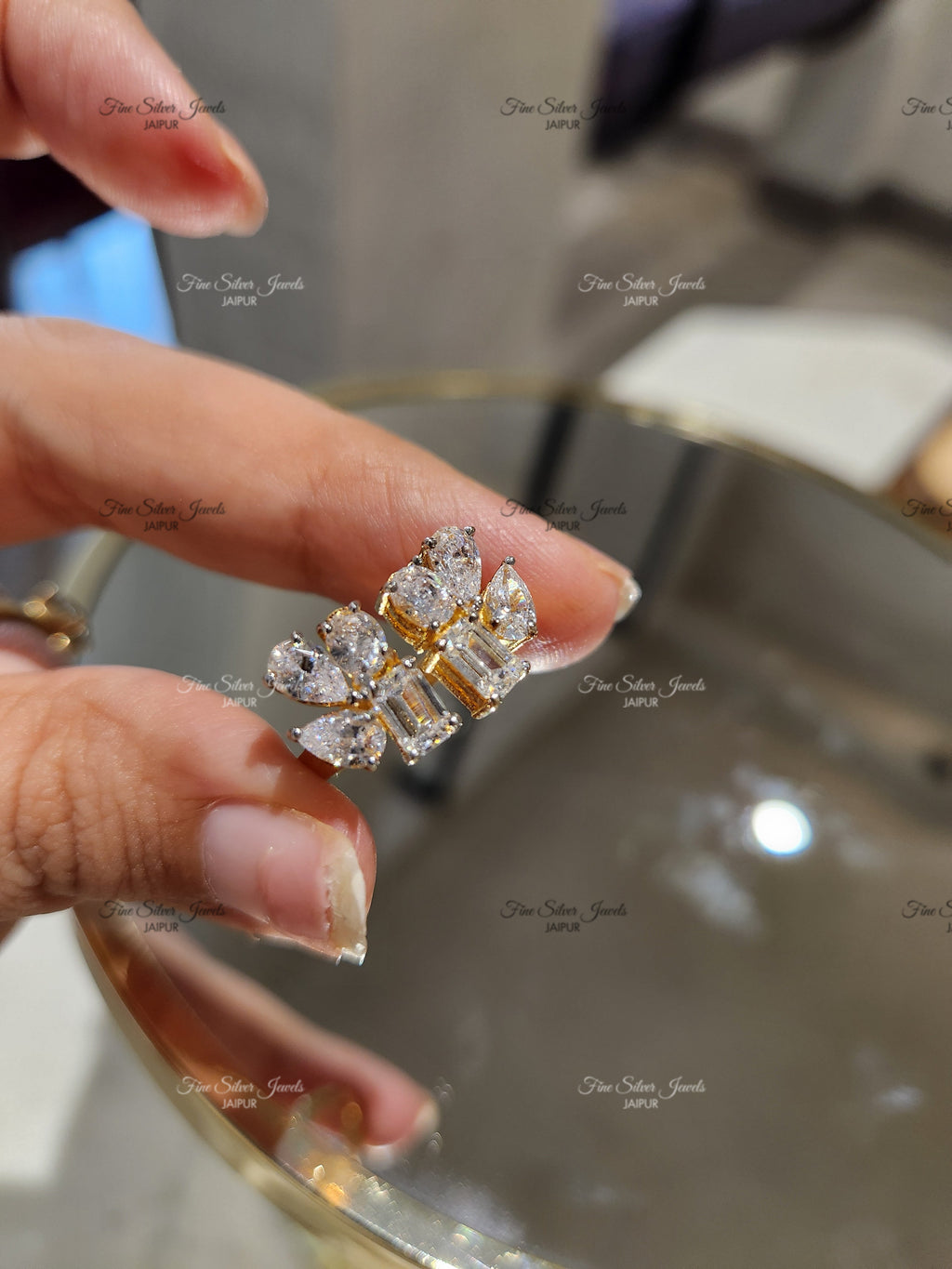 92.5 Silver Solitaire Ring