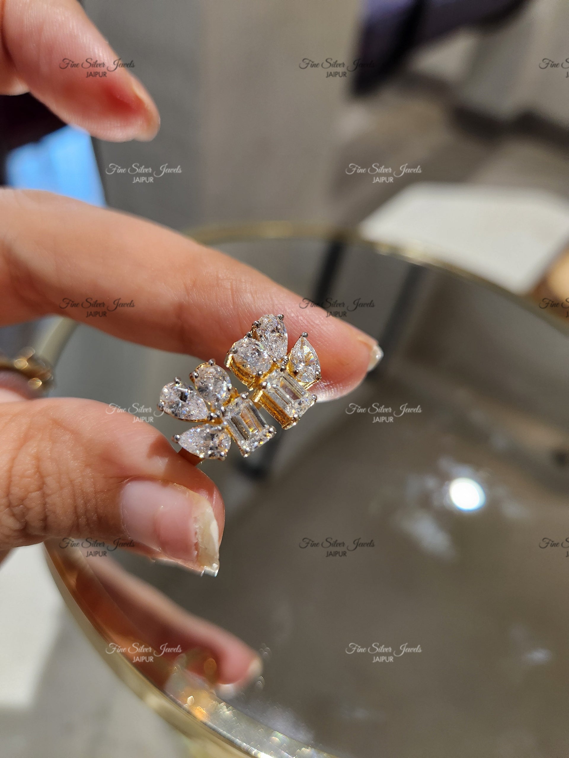 92.5 Silver Solitaire Ring