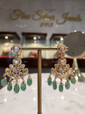 925 Silver Ahilya Chandbali Earrings