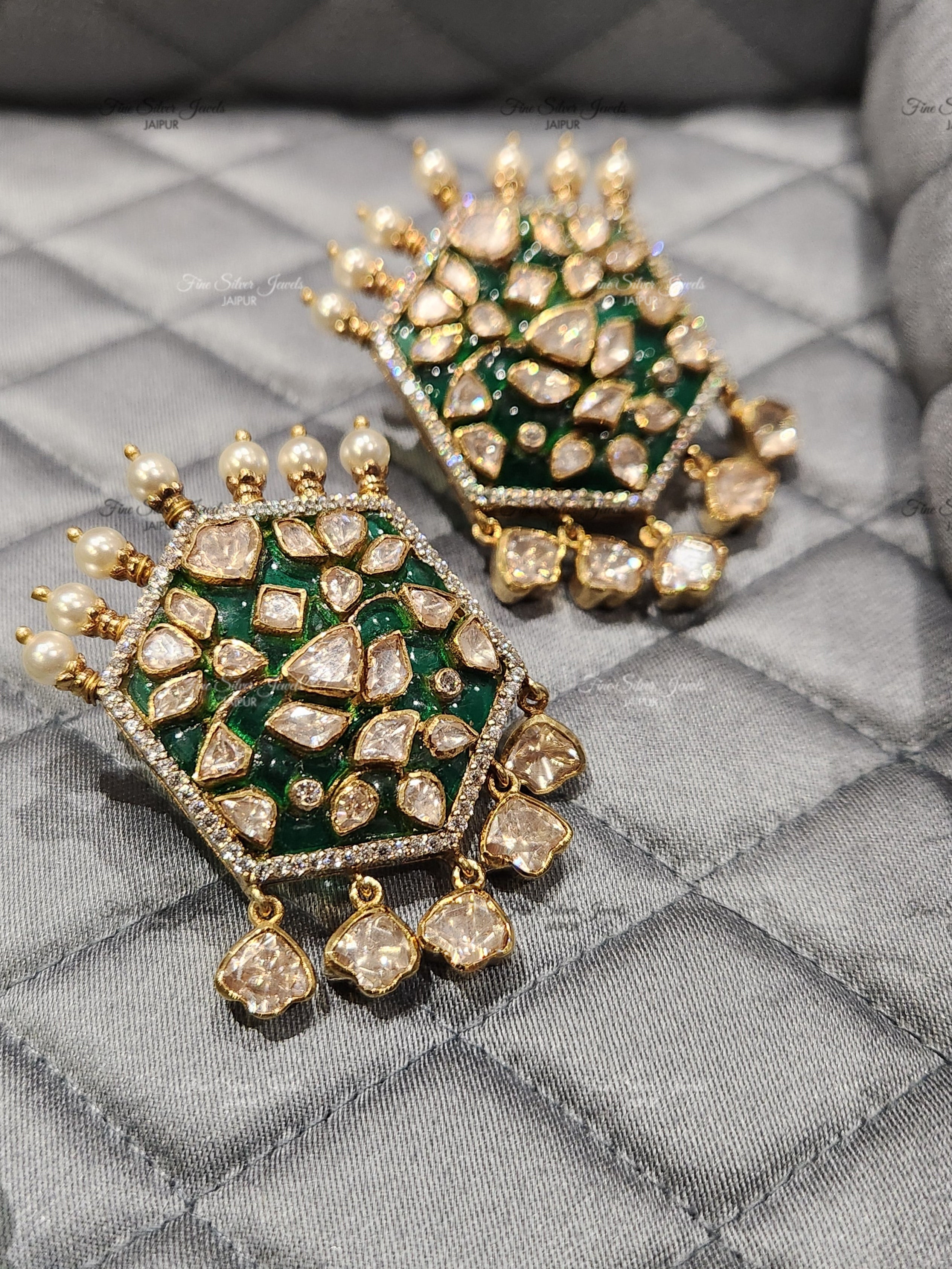 925 Silver Surya Earrings