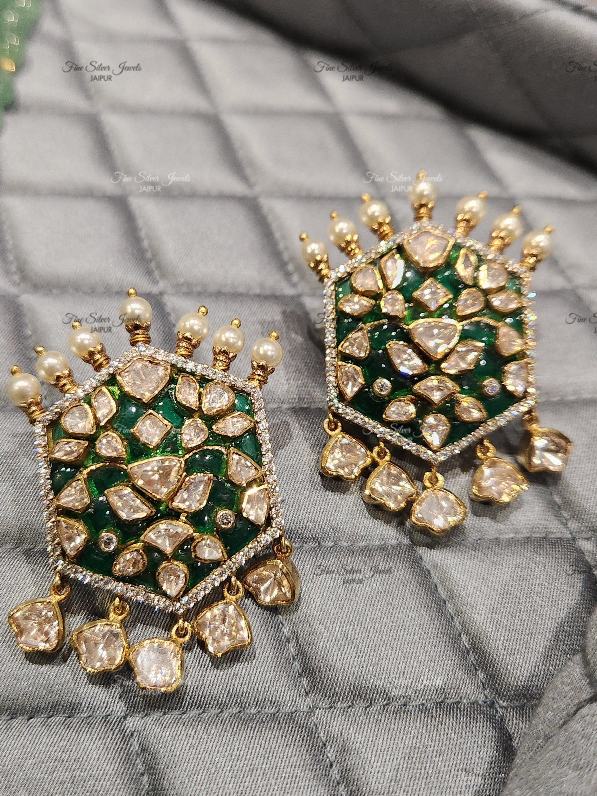 925 Silver Surya Earrings