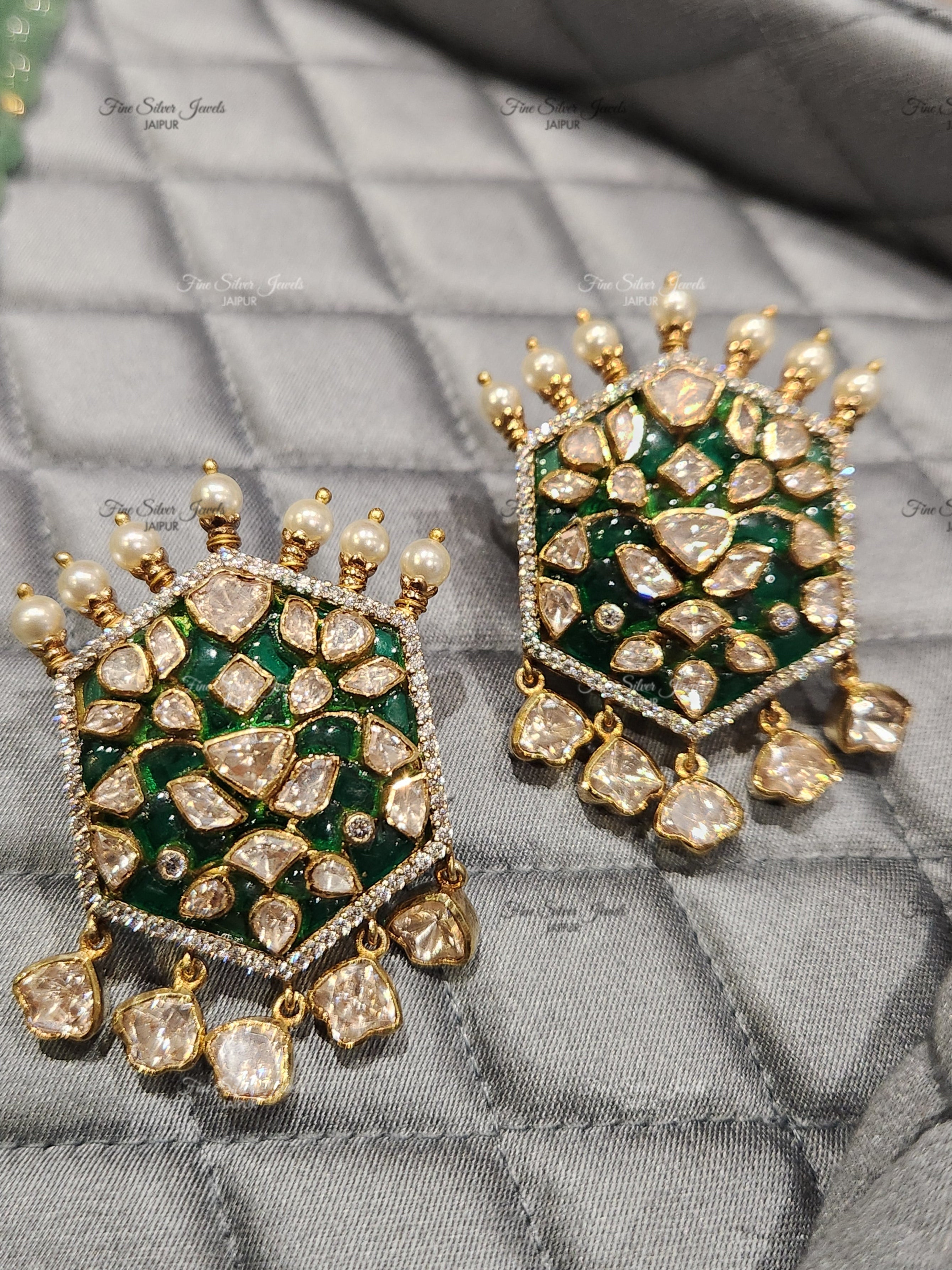 925 Silver Surya Earrings