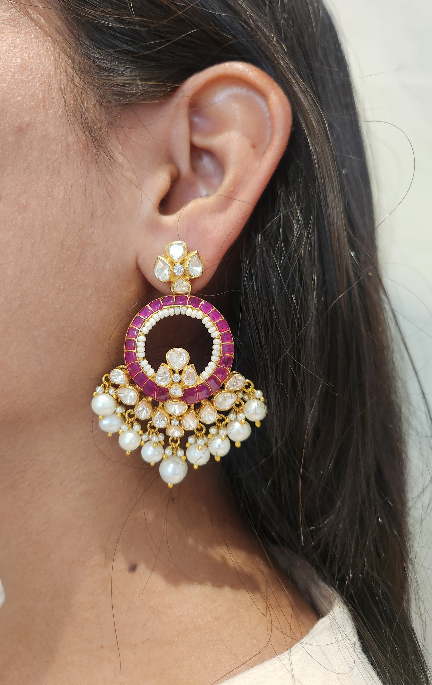 925 Silver Deviki Earring