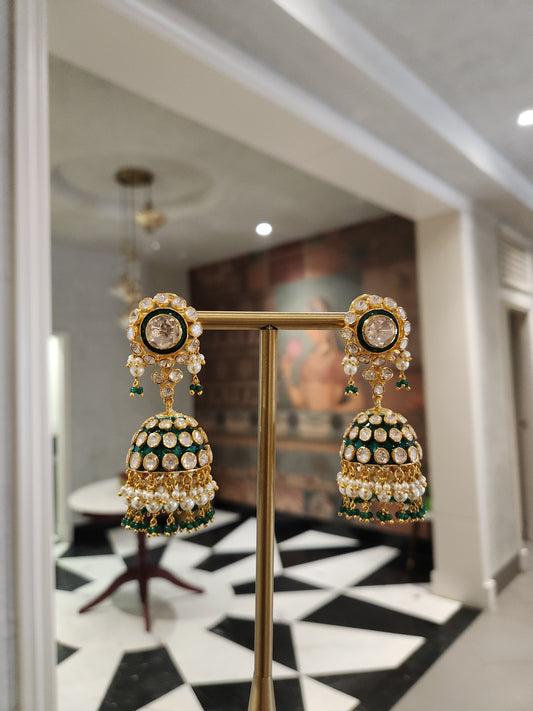 925 Silver Royal Regalia Jhumka